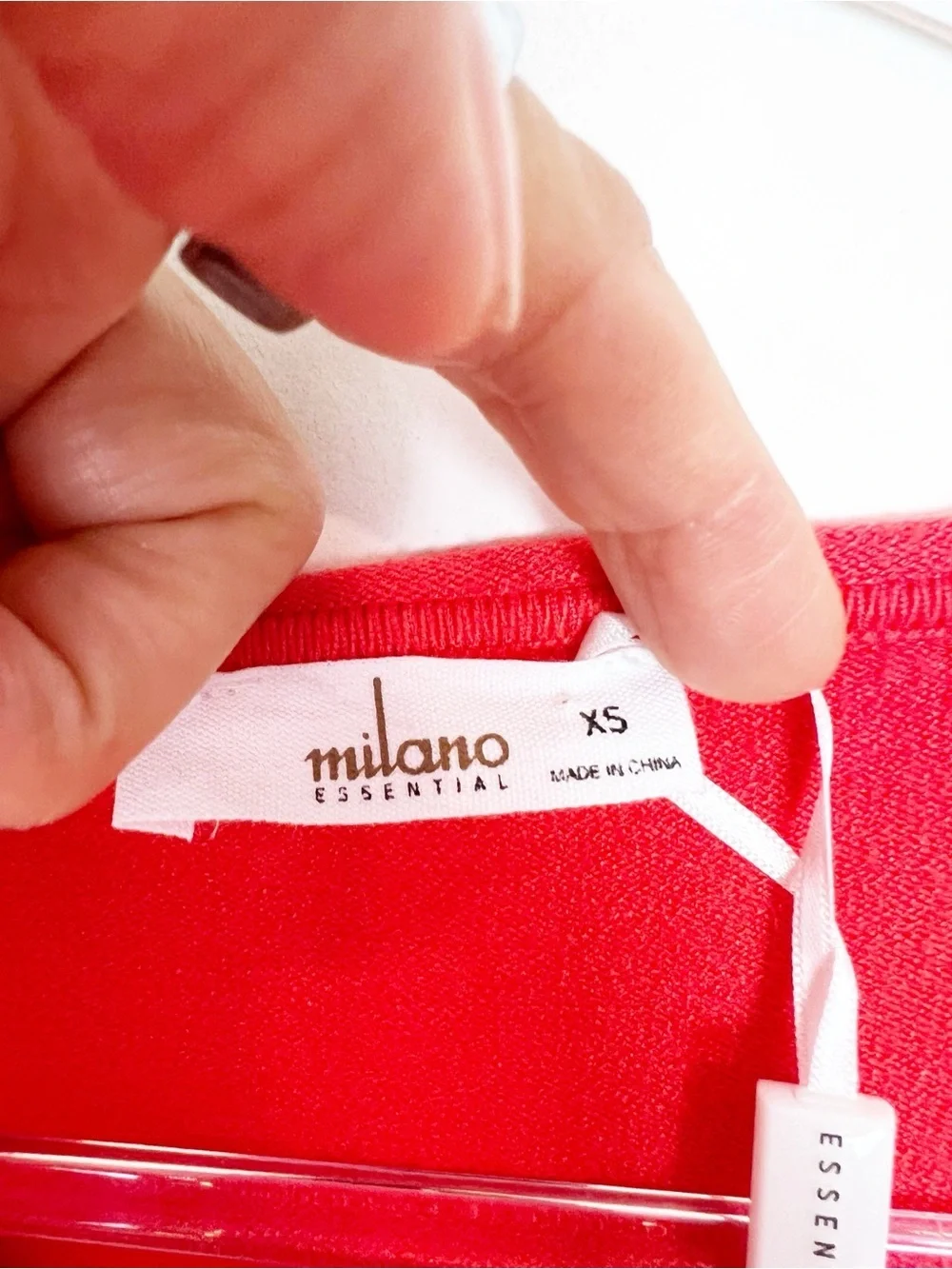 MILANO ESSENTIALS ORANGE 3/4 SLEEVE V-NECK SWEATER WOMENS SZ XS NWT